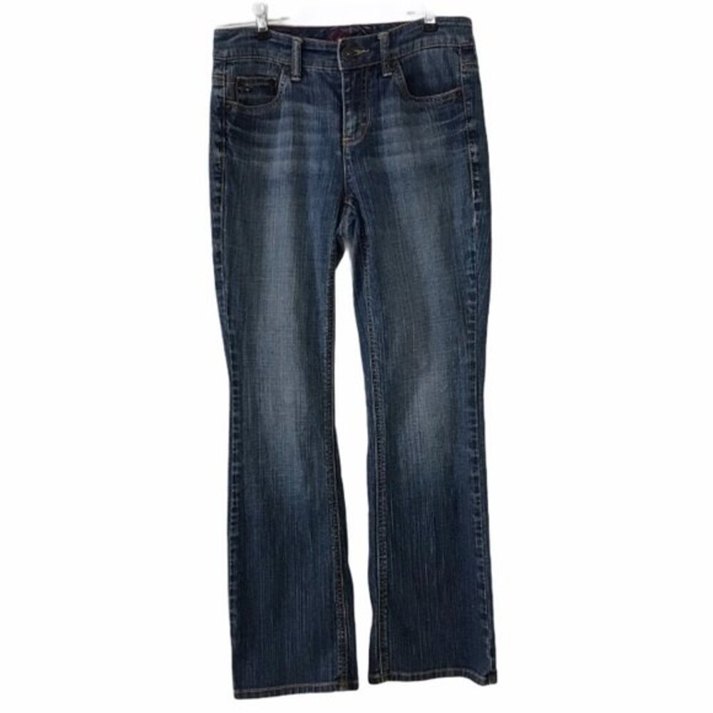 Tommy Hilfiger Hope Jeans Bootcut Mid-Rise Blue Denim Medium Wash Y2K Size 2A